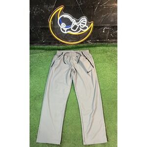 Vintage Nike‎ Y2K Gray Mens Track Pants Joggers Size LG Gym Workout Baggy